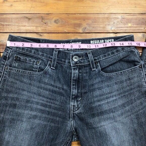 LEVIS Signature men’s jeans regular taper faded soft black denim size 30 tapered - Picture 9 of 12